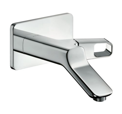 AXOR-HG-AXOR-Urquiola-Einhebel-Waschtischmischer-Unterputz-fuer-Wandmontage-mit-Auslauf-200-mm-Brushed-Nickel-11026820 gallery number 1